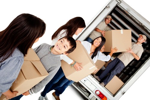 Local removal team working on a residential move in Acton