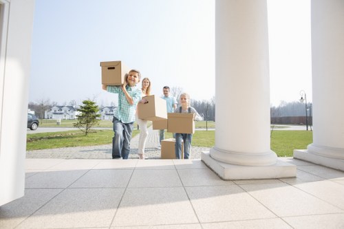 Professional removal team completing a safe and organised move