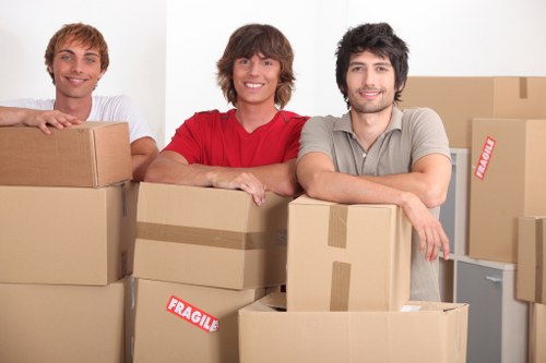 Business furniture and equipment prepared for relocation in Acton