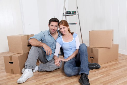 Packing and handling office furniture and equipment during an Acton relocation