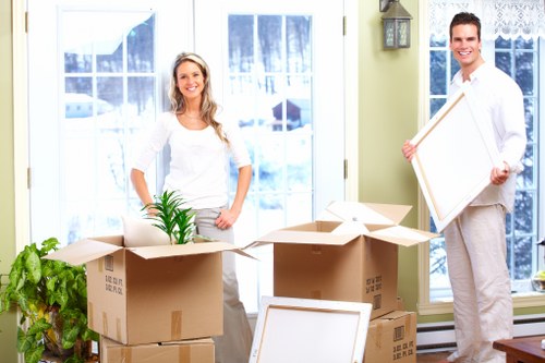 Commercial relocation with a moving truck in Acton