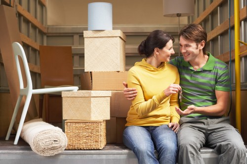 Bulky household furniture ready for collection in Acton
